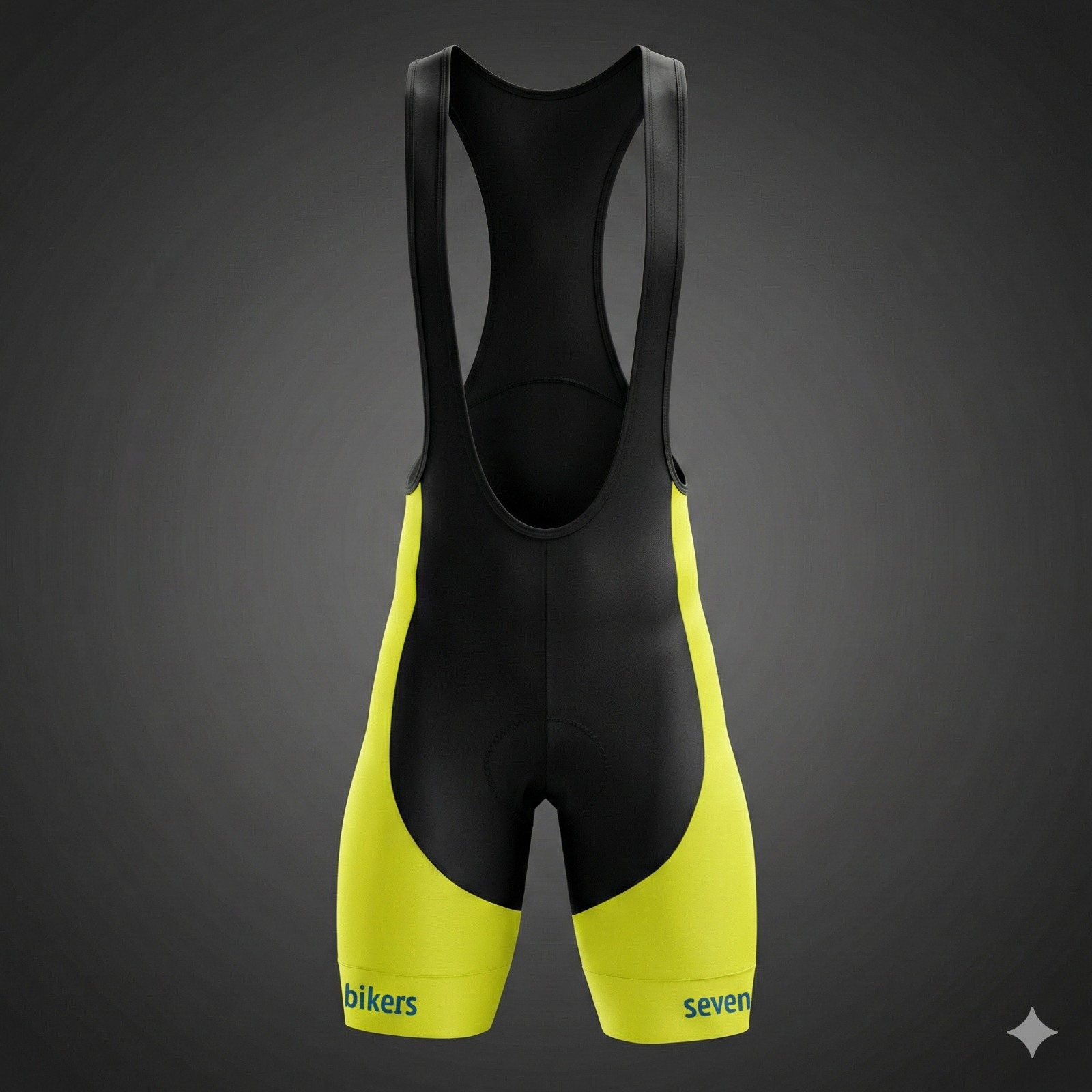 Bermuda Bretelle Amarela frente