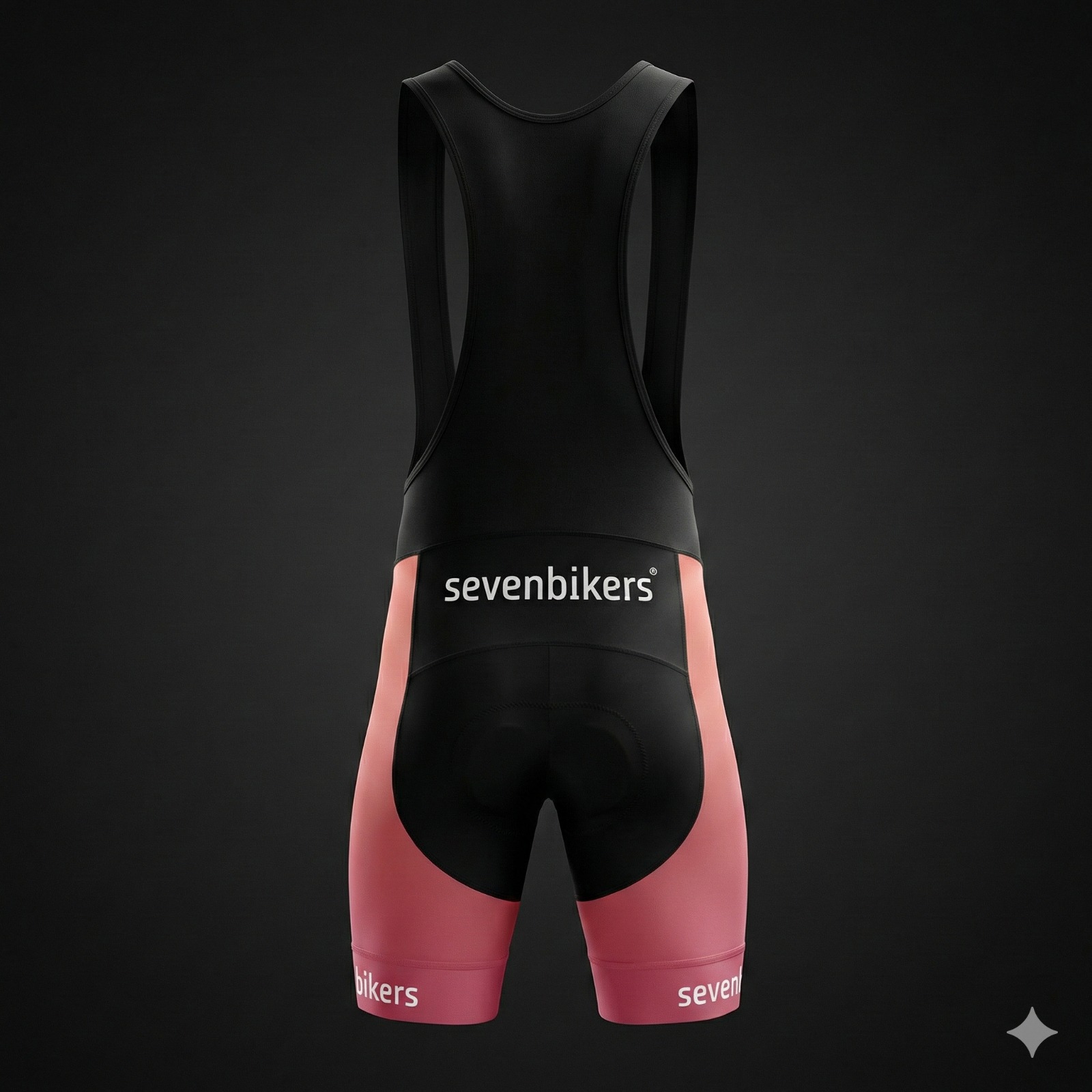 Bermuda Bretelle Rosa costas